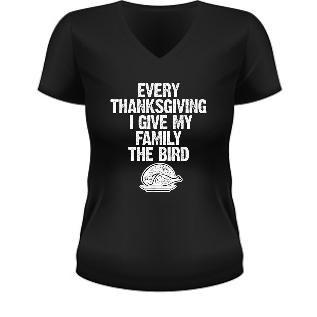 I give my family the bird